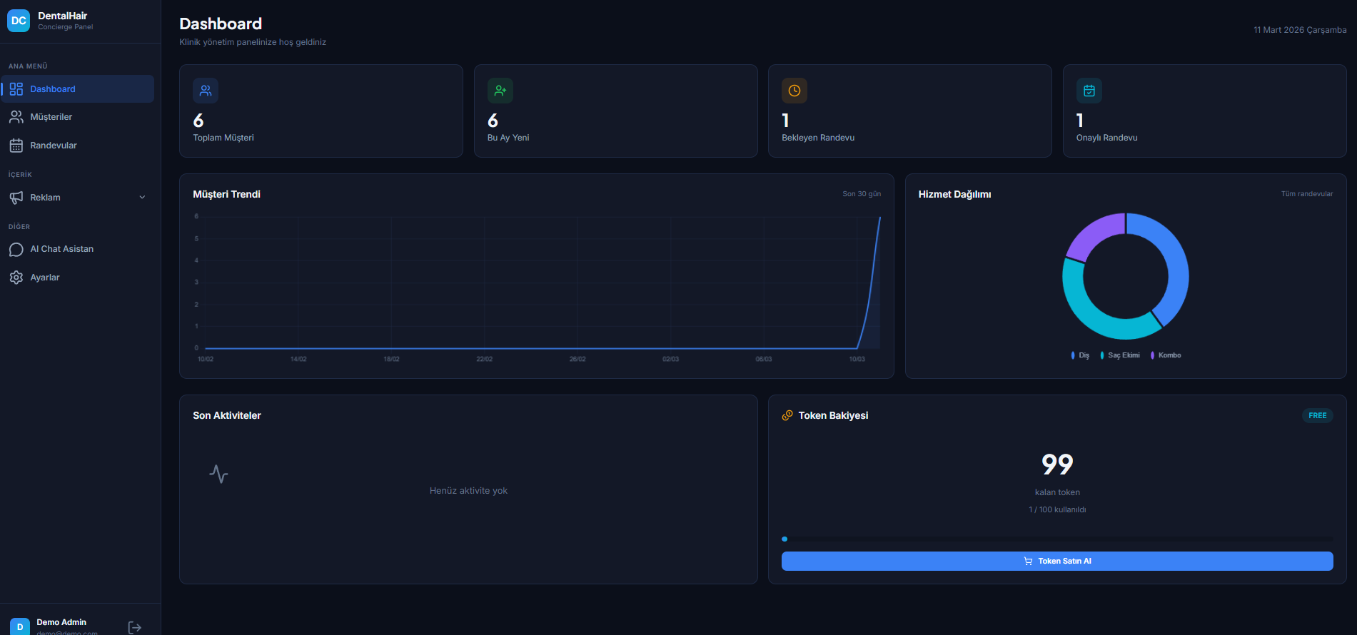 DentalHairConcierge ekran görüntüsü
