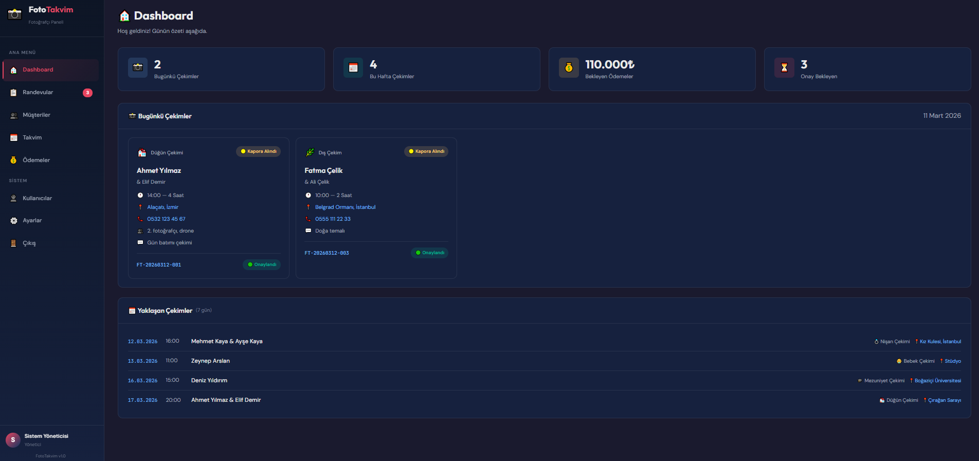 fototakvim ekran görüntüsü